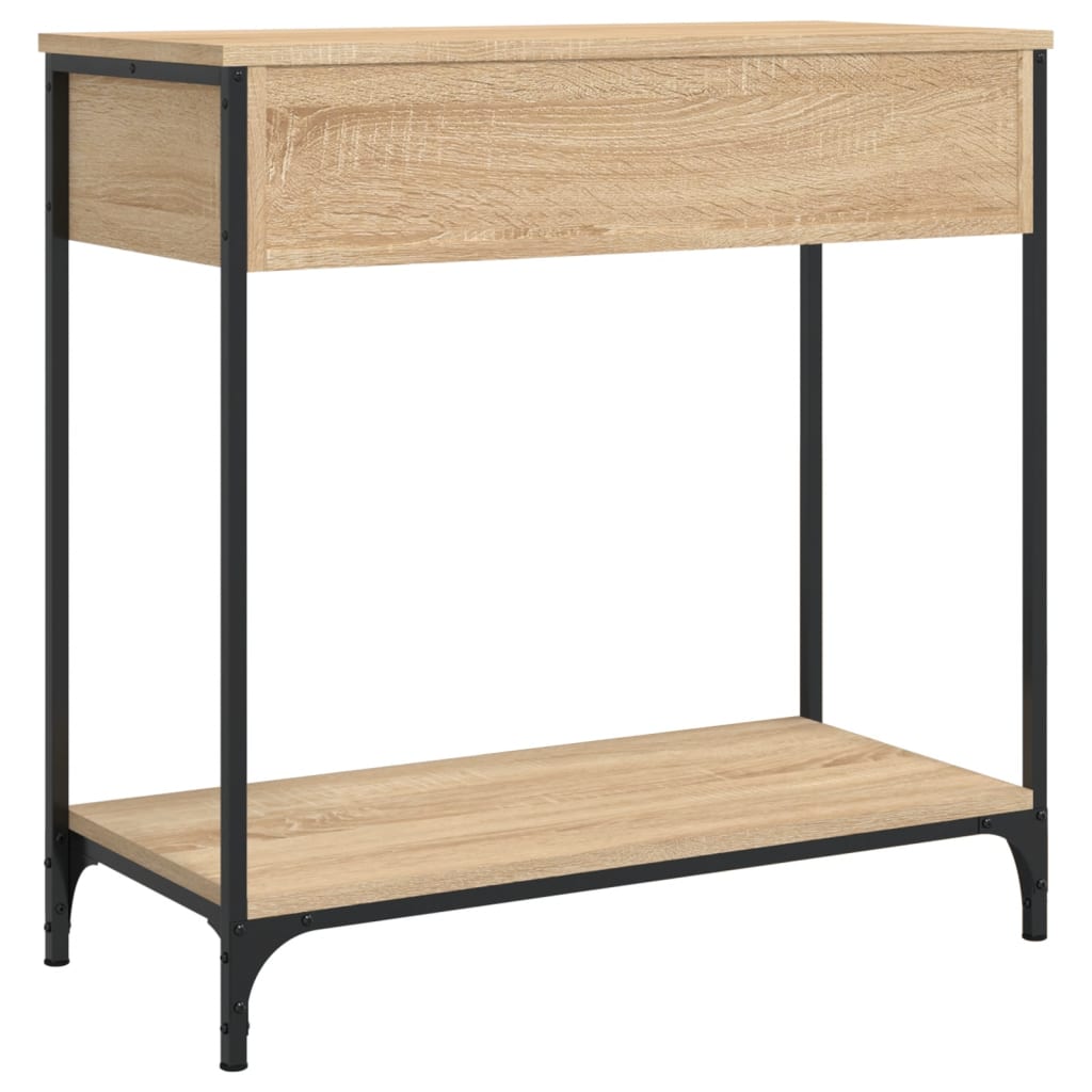 Konzolni stol boja hrasta 75 x 34,5 x 75 cm konstruirano drvo