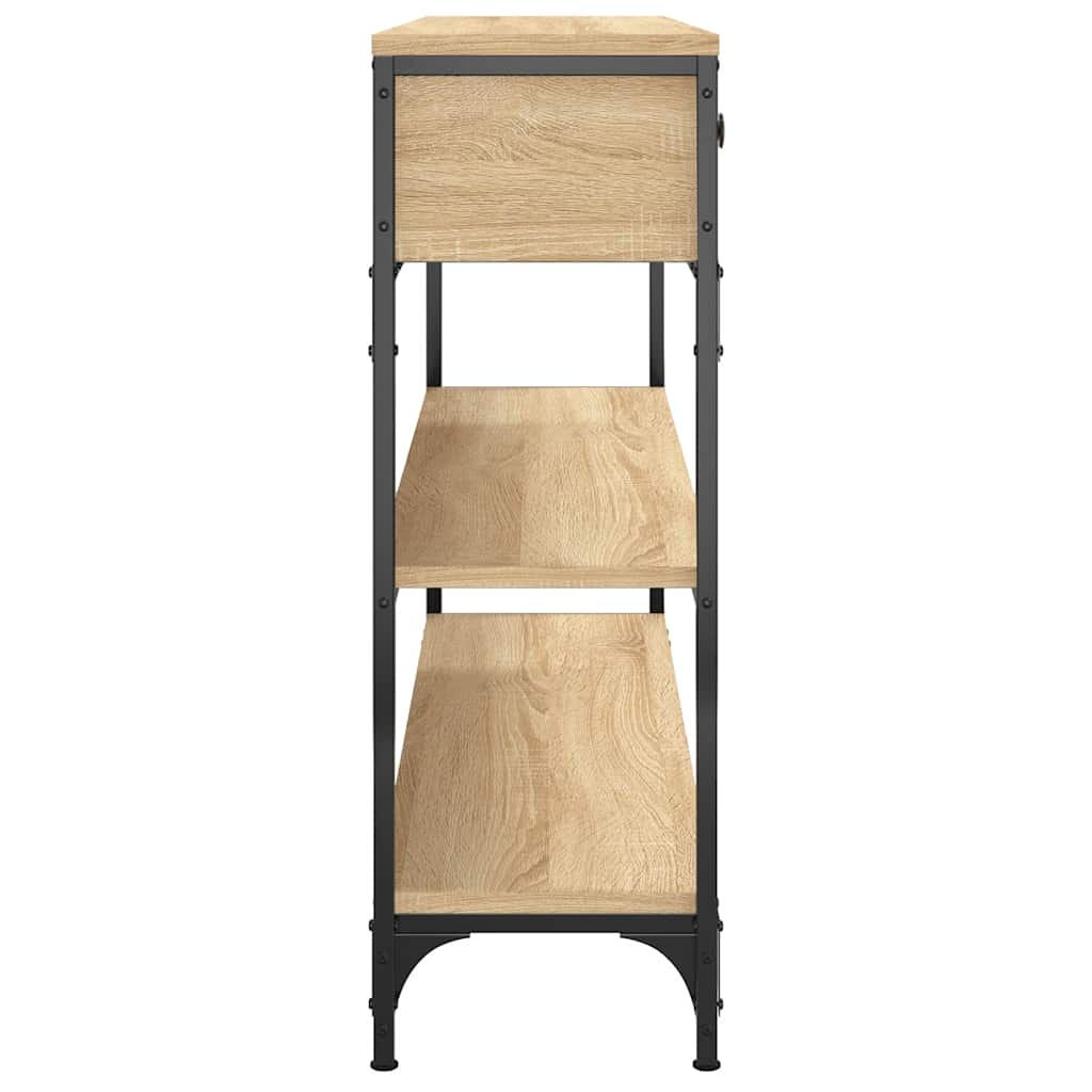 Konzolni stol boja hrasta sonome 100x25x75 cm konstruirano drvo