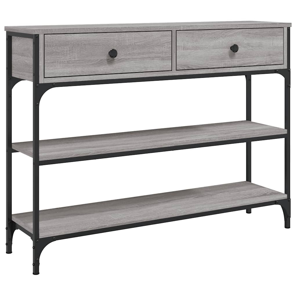 Konzolni stol boja hrasta sonome 100x25x75 cm konstruirano drvo