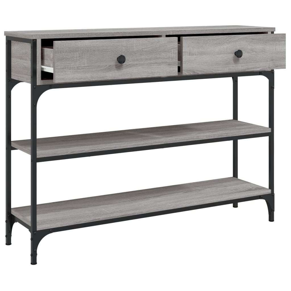 Konzolni stol boja hrasta sonome 100x25x75 cm konstruirano drvo