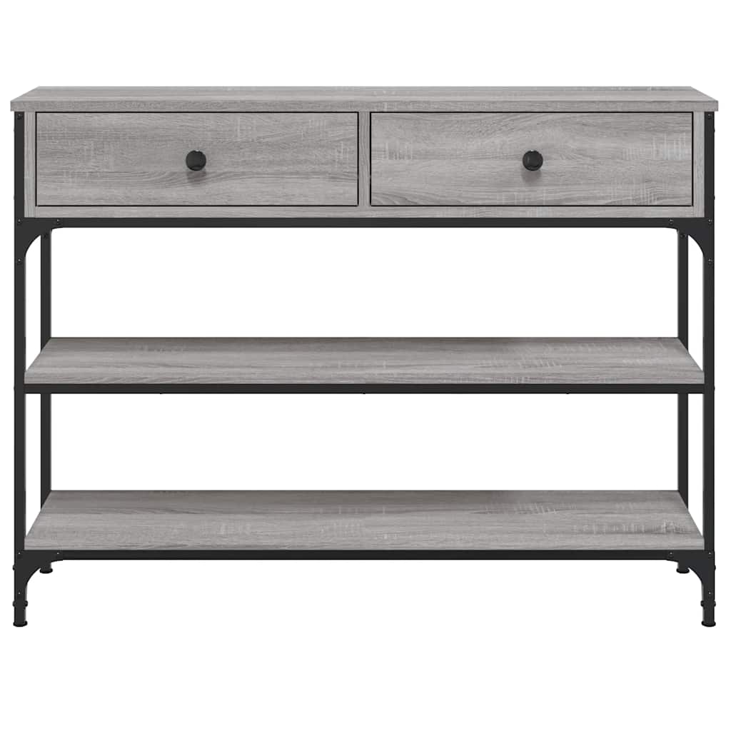 Konzolni stol boja hrasta sonome 100x25x75 cm konstruirano drvo