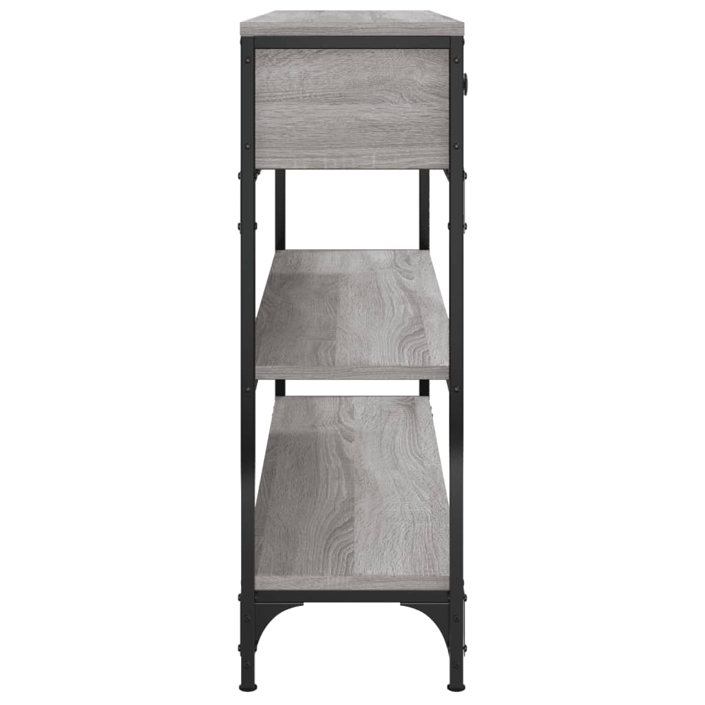 Konzolni stol boja hrasta sonome 100x25x75 cm konstruirano drvo