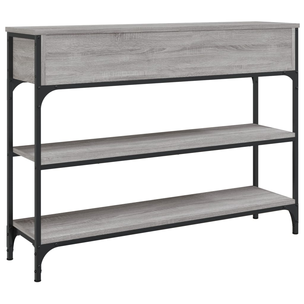 Konzolni stol boja hrasta sonome 100x25x75 cm konstruirano drvo
