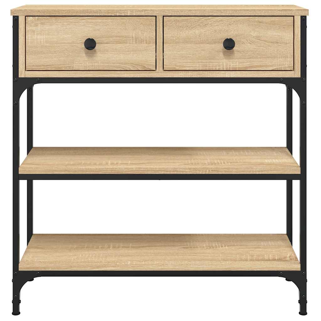 Konzolni stol boja hrasta sonome 72,5x25x75cm konstruirano drvo
