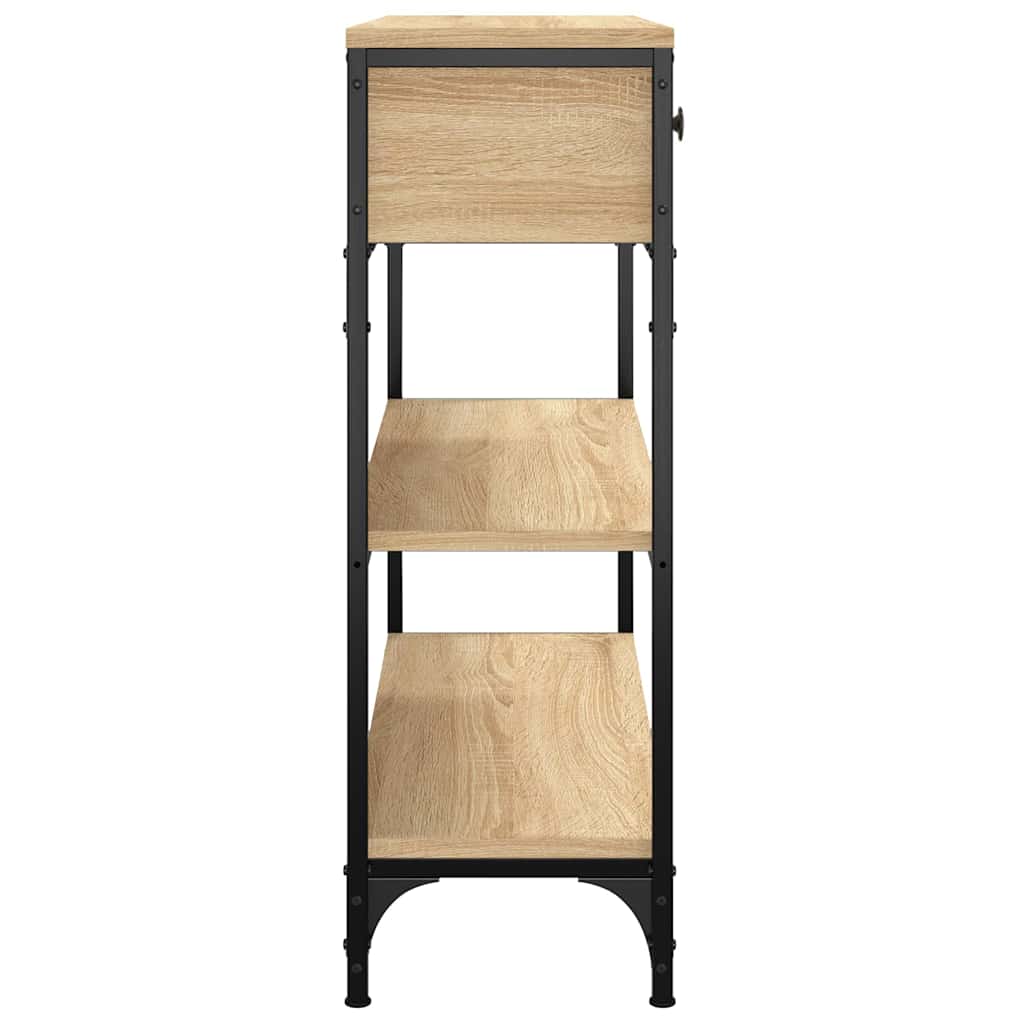 Konzolni stol boja hrasta sonome 72,5x25x75cm konstruirano drvo