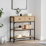 Konzolni stol boja hrasta sonome 72,5x25x75cm konstruirano drvo