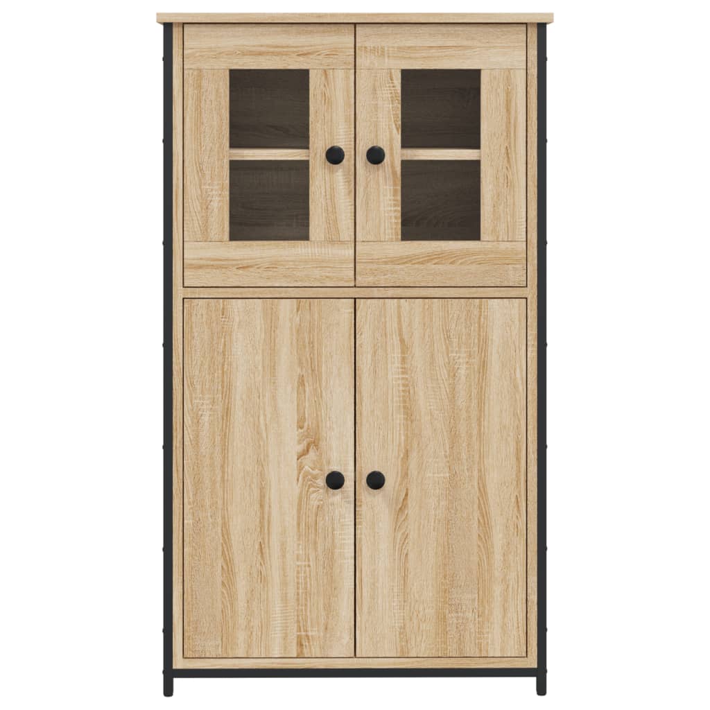 Visoka komoda boja hrasta 62x32x106,5 cm od konstruiranog drva