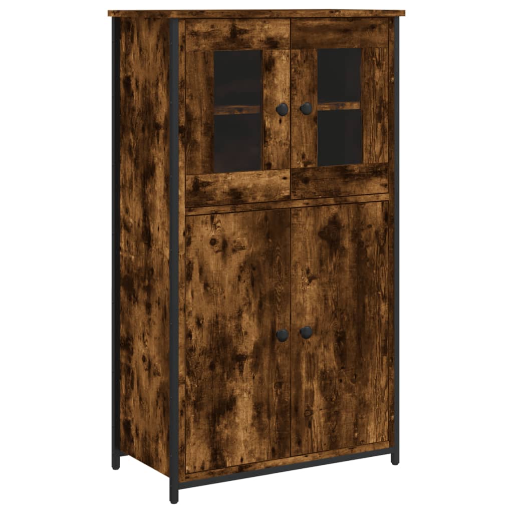 Visoka komoda boja hrasta 62x32x106,5 cm od konstruiranog drva