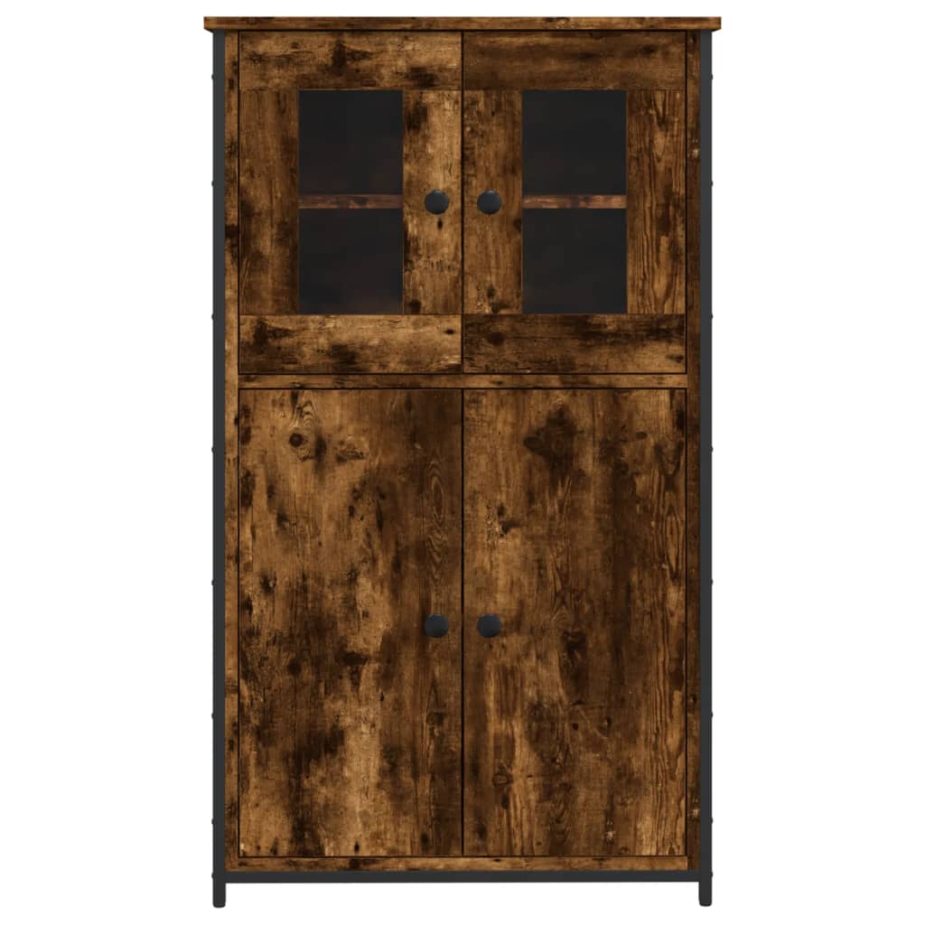 Visoka komoda boja hrasta 62x32x106,5 cm od konstruiranog drva