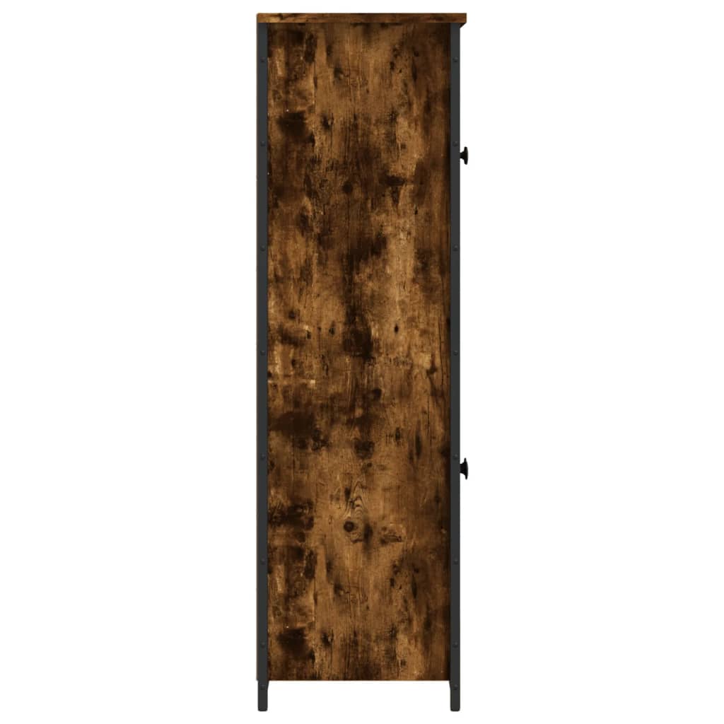 Visoka komoda boja hrasta 62x32x106,5 cm od konstruiranog drva