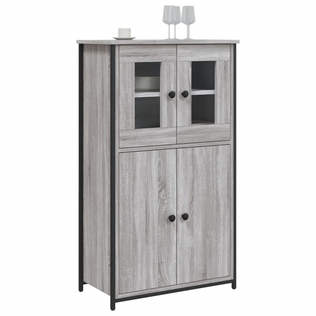 Visoka komoda boja hrasta 62x32x106,5 cm od konstruiranog drva