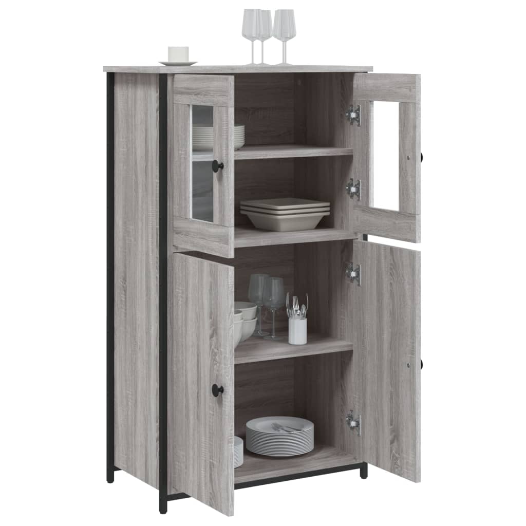 Visoka komoda boja hrasta 62x32x106,5 cm od konstruiranog drva