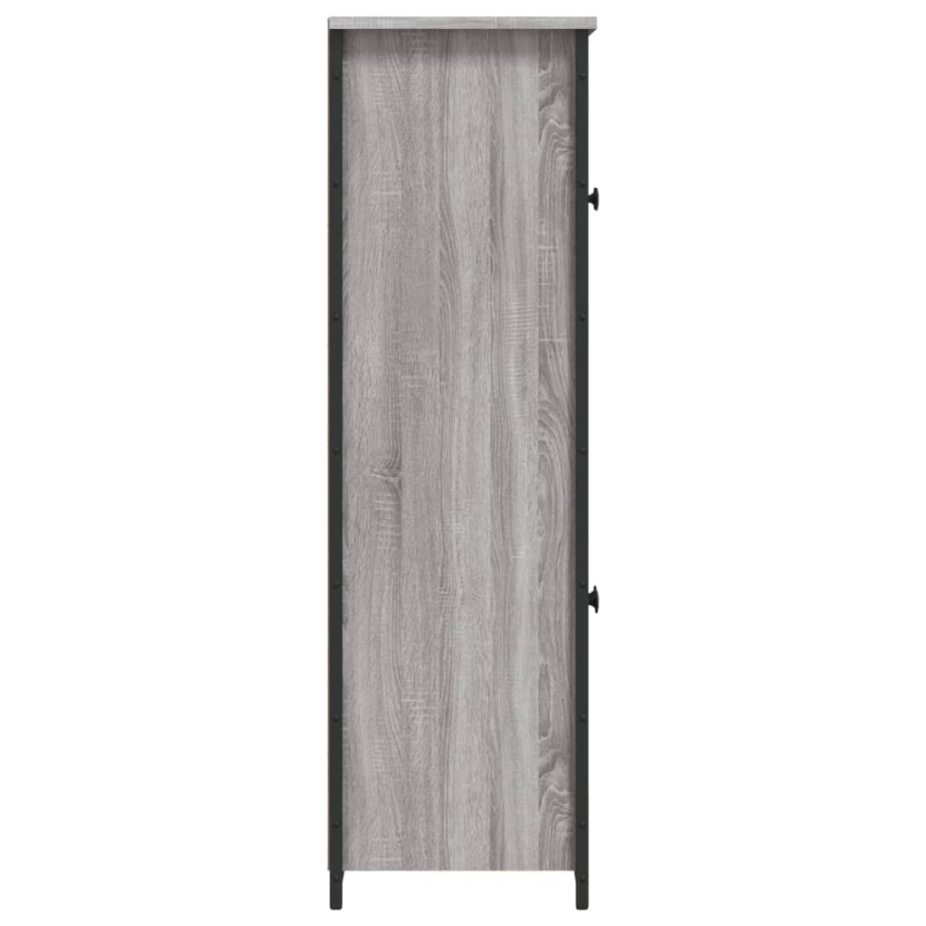 Visoka komoda boja hrasta 62x32x106,5 cm od konstruiranog drva