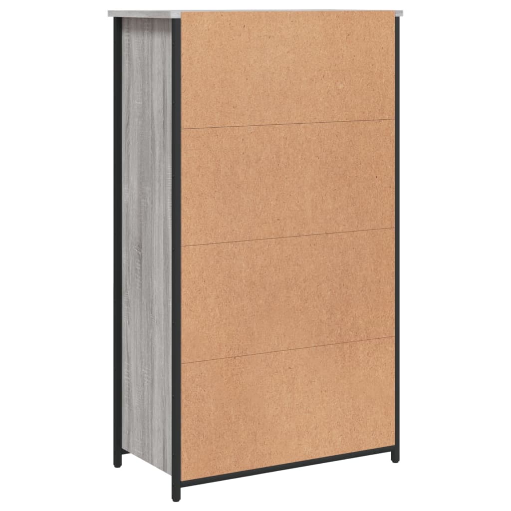 Visoka komoda boja hrasta 62x32x106,5 cm od konstruiranog drva