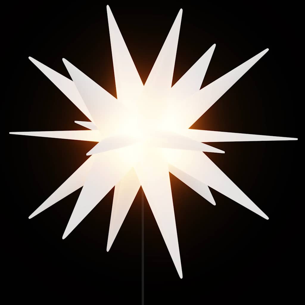 Božićna svjetla sa šiljcima 3 kom LED sklopiva bijele 35 cm