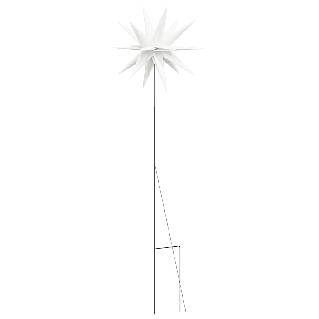 Božićna svjetla sa šiljcima 3 kom LED sklopiva bijele 35 cm