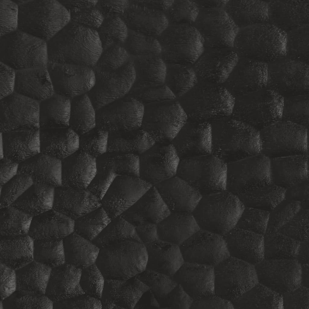 TV ormarić crni 100 x 33 x 46 cm od masivnog drva manga