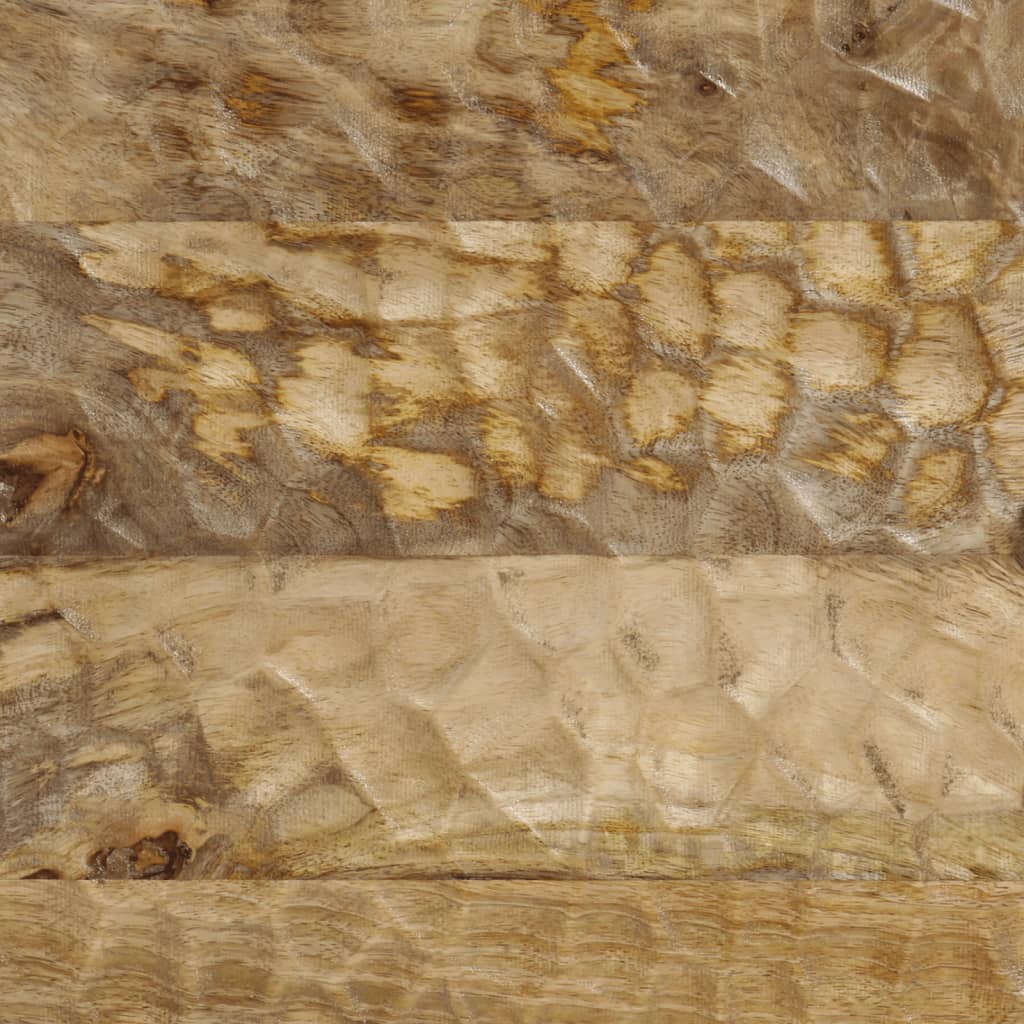 Noćni ormarić 50 x 33 x 60 cm od masivnog drva manga Smeđa