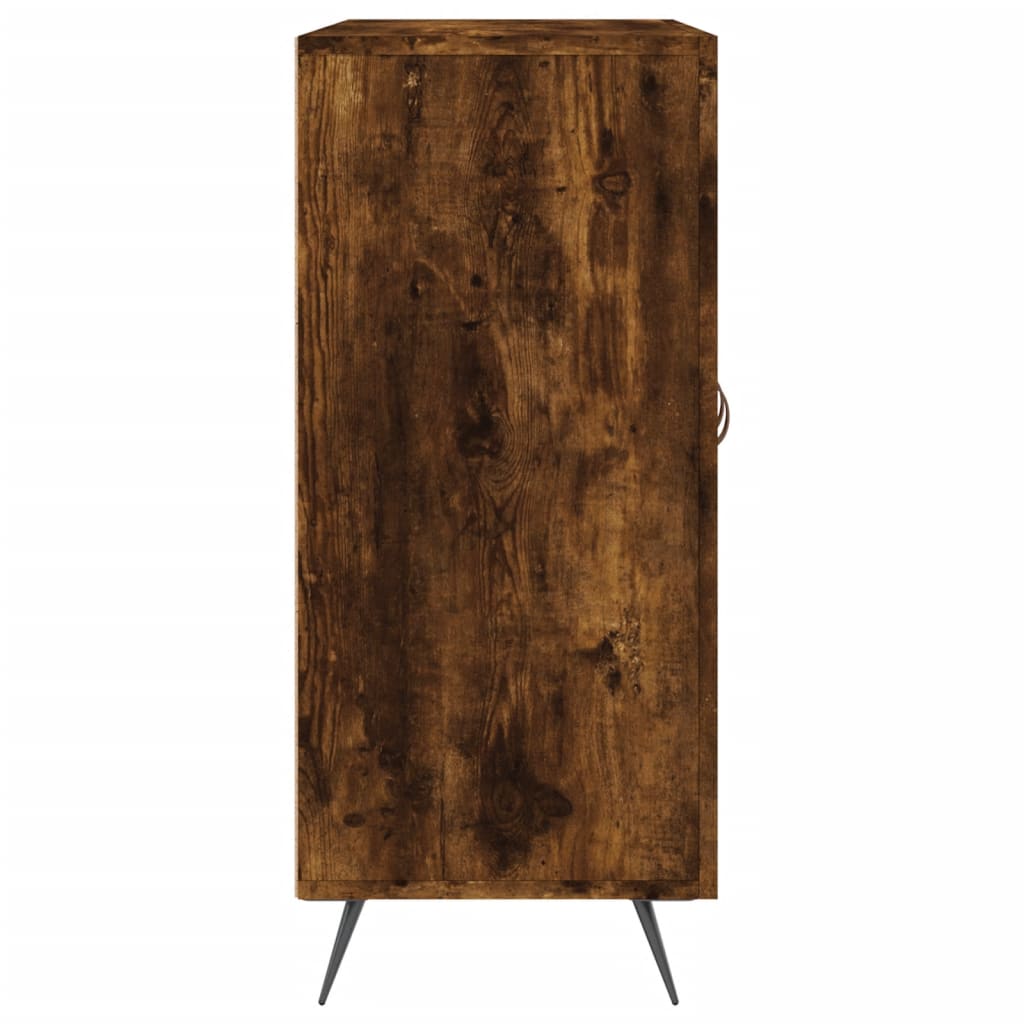 Komoda boja dimljenog hrasta 90 x 34 x 80 cm konstruirano drvo