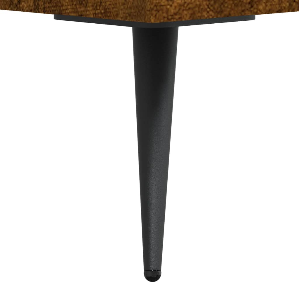 Komoda boja dimljenog hrasta 90 x 34 x 80 cm konstruirano drvo