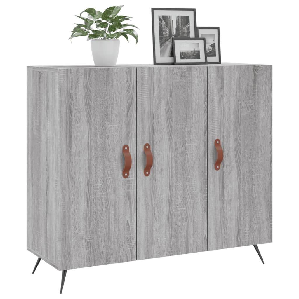 Komoda boja hrasta sonome 90 x 34 x 80 cm konstruirano drvo