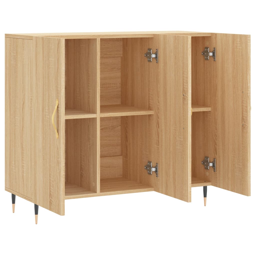 Komoda boja hrasta sonome 90x34x80 cm od konstruiranog drva