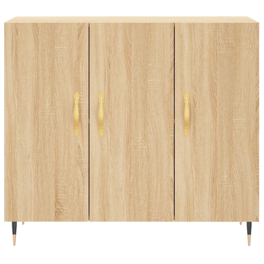 Komoda boja hrasta sonome 90x34x80 cm od konstruiranog drva