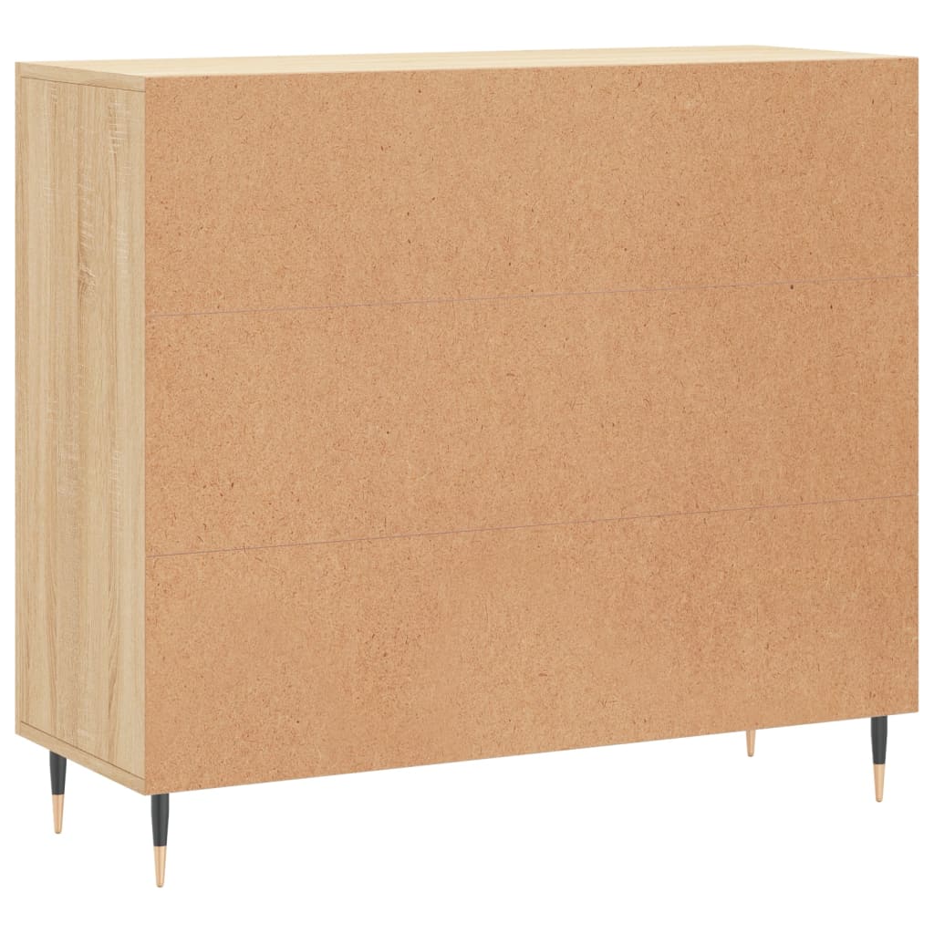 Komoda boja hrasta sonome 90x34x80 cm od konstruiranog drva