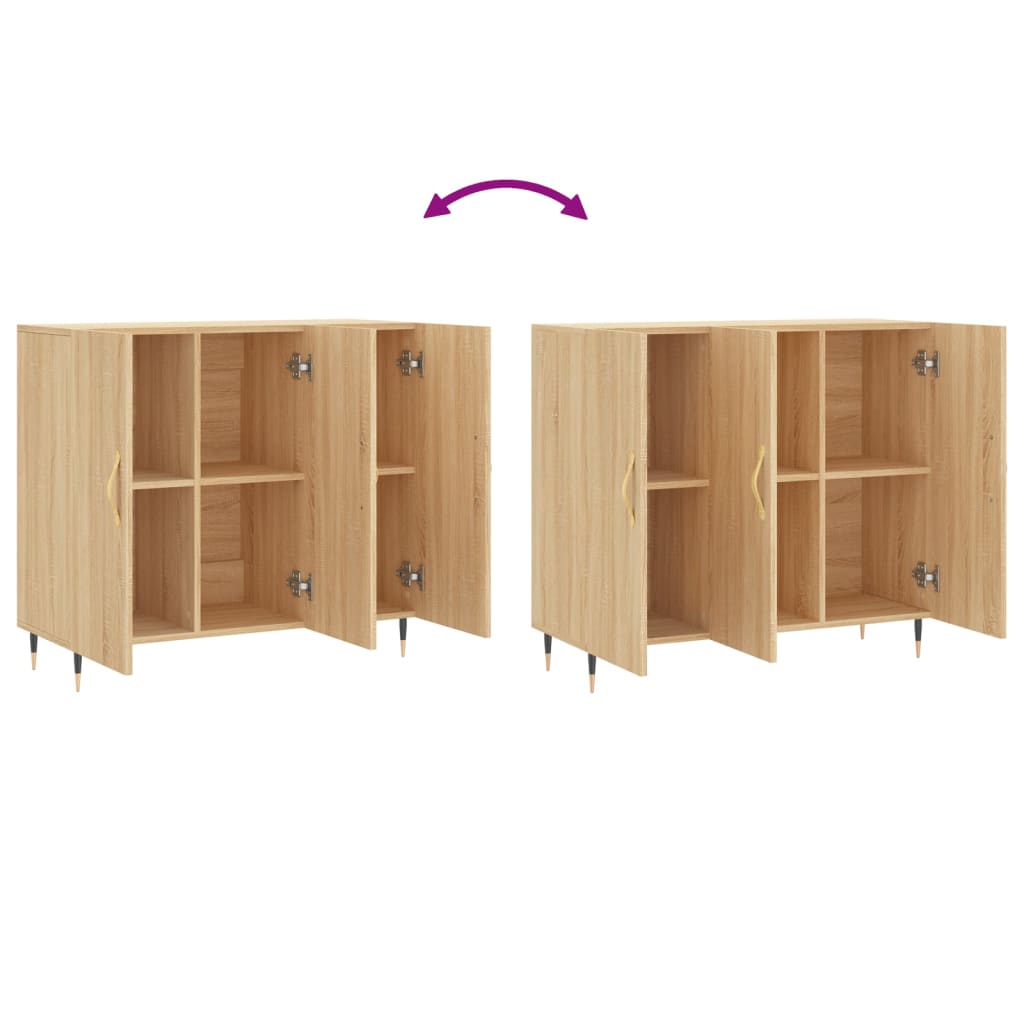 Komoda boja hrasta sonome 90x34x80 cm od konstruiranog drva