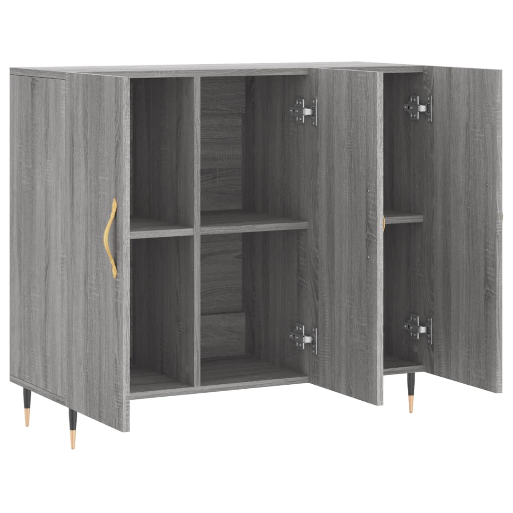 Komoda boja hrasta sonome 90 x 34 x 80 cm konstruirano drvo
