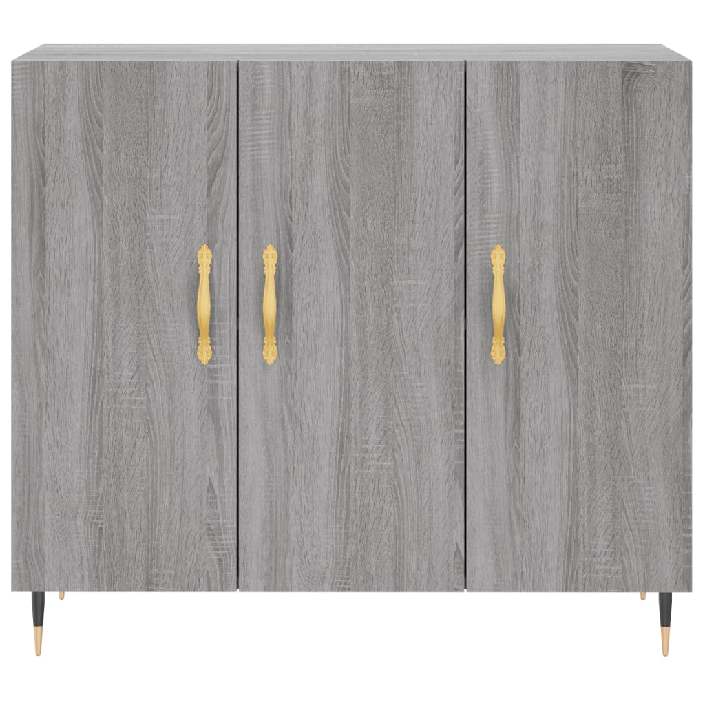 Komoda boja hrasta sonome 90 x 34 x 80 cm konstruirano drvo