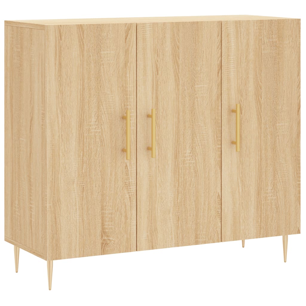 Komoda boja hrasta sonome 90x34x80 cm od konstruiranog drva