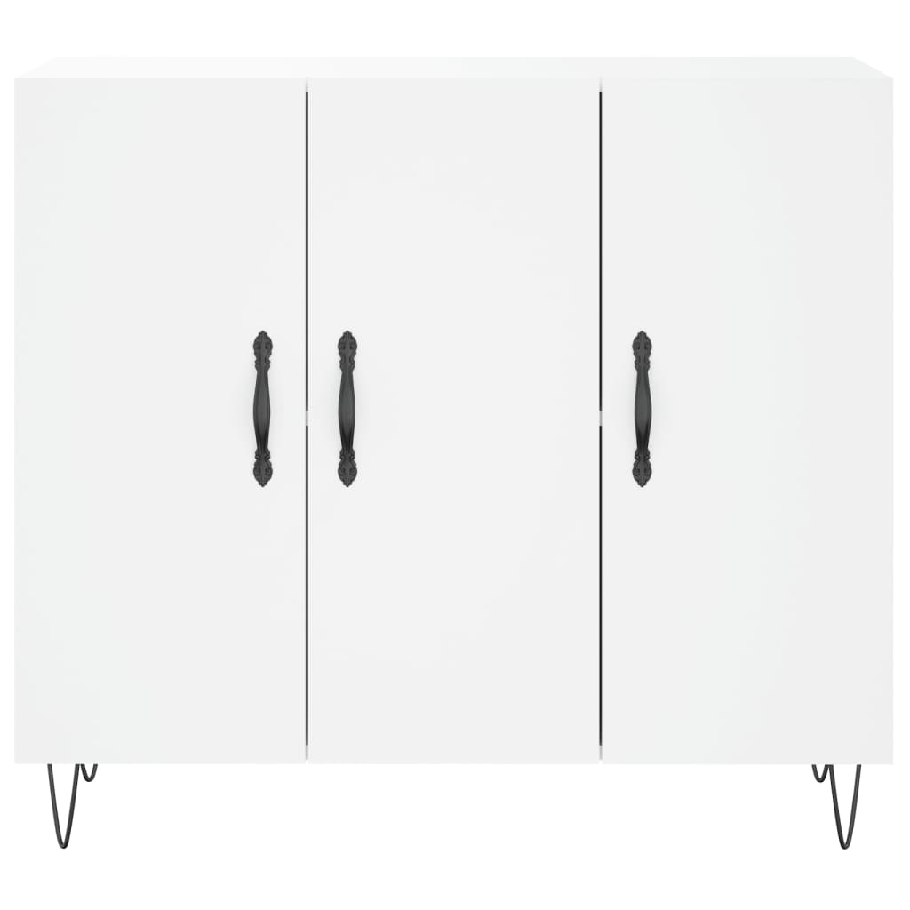 Komoda bijela 90x34x80 cm od konstruiranog drva