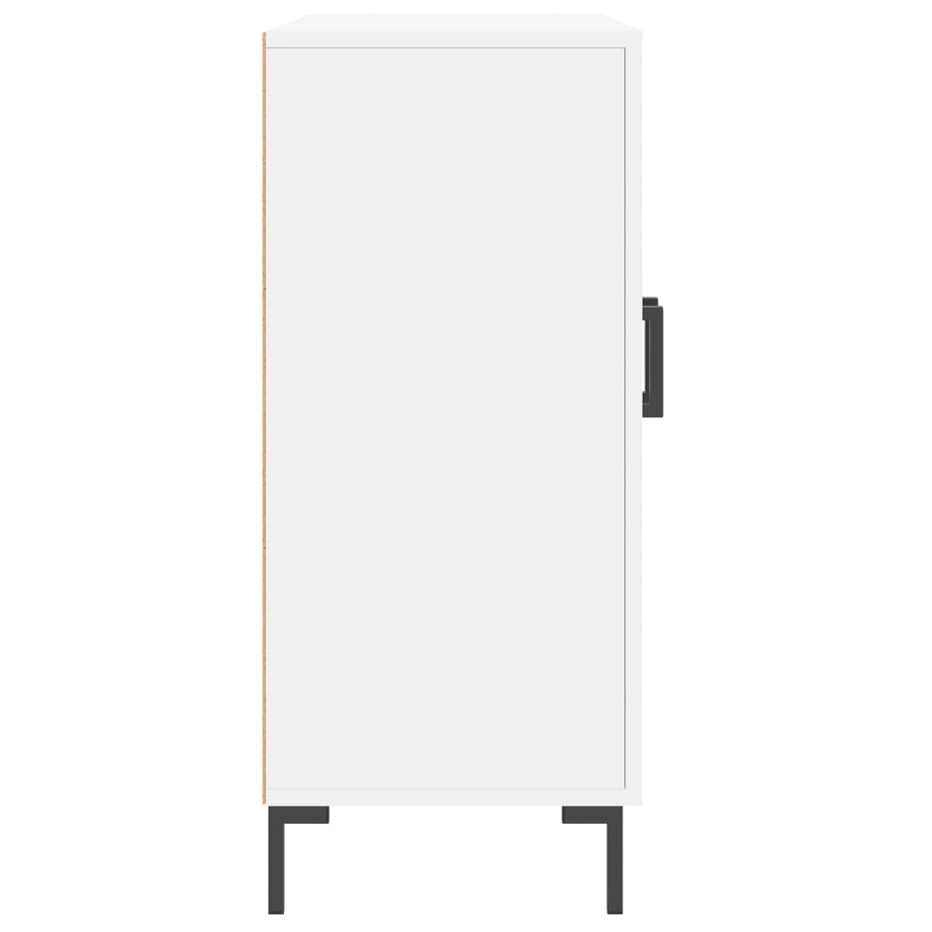Komoda bijela 90x34x80 cm od konstruiranog drva