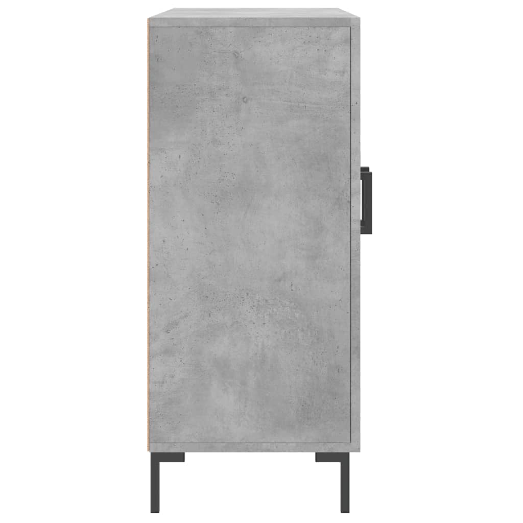 Komoda siva boja betona 90x34x80 cm od konstruiranog drva