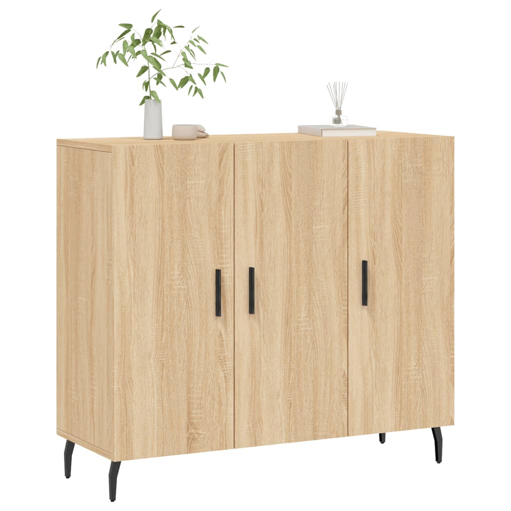 Komoda boja hrasta sonome 90x34x80 cm od konstruiranog drva