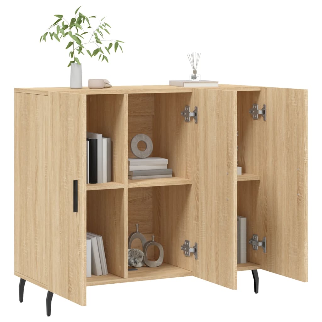 Komoda boja hrasta sonome 90x34x80 cm od konstruiranog drva