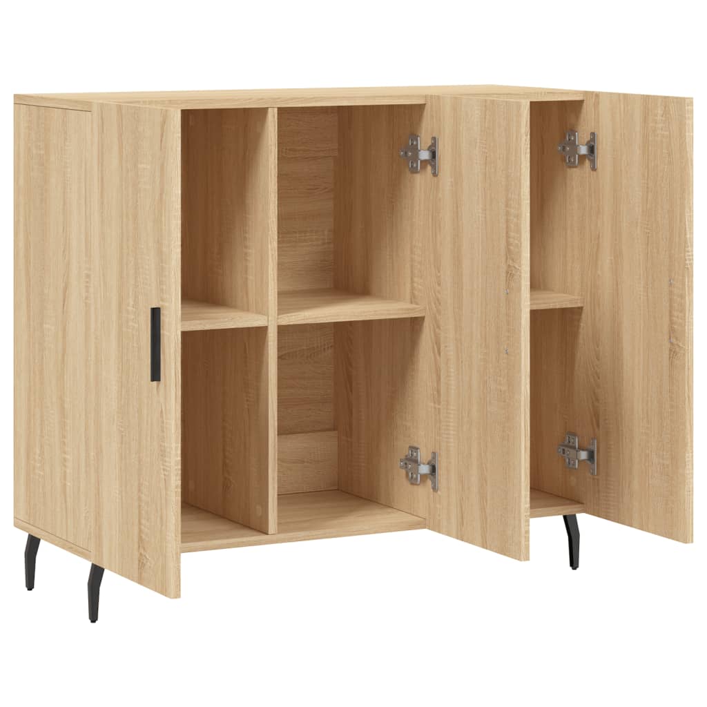 Komoda boja hrasta sonome 90x34x80 cm od konstruiranog drva