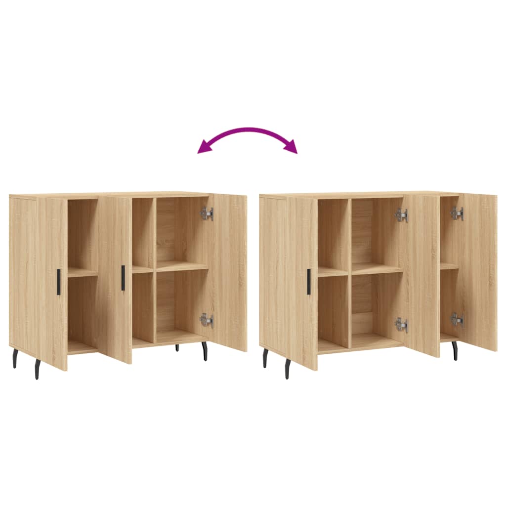 Komoda boja hrasta sonome 90x34x80 cm od konstruiranog drva