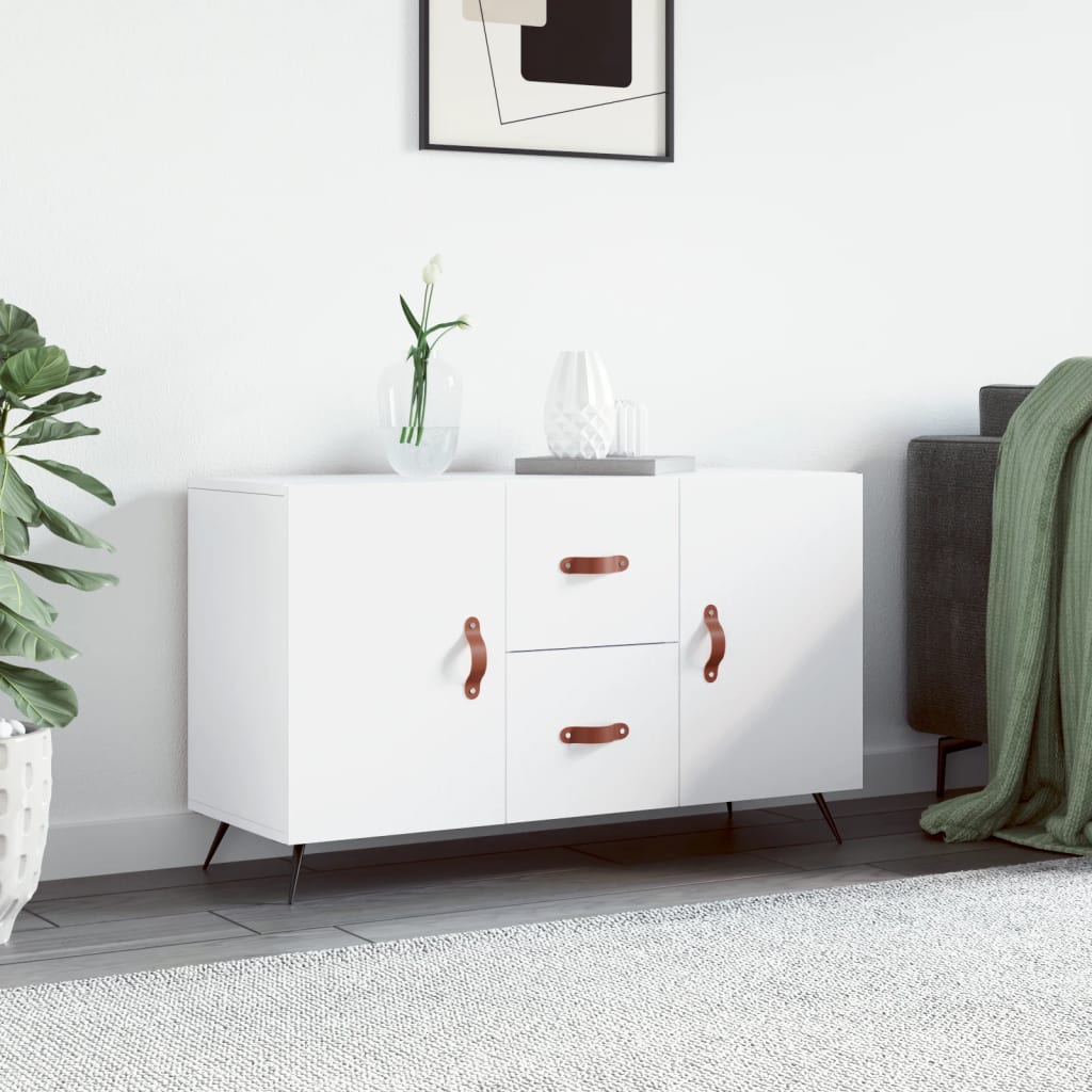 Komoda bijela 100x36x60 cm od konstruiranog drva