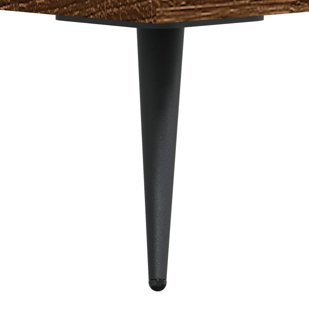 Komoda smeđa boja hrasta 100 x 36 x 60 cm od konstruiranog drva