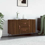 Komoda smeđa boja hrasta 100 x 36 x 60 cm od konstruiranog drva