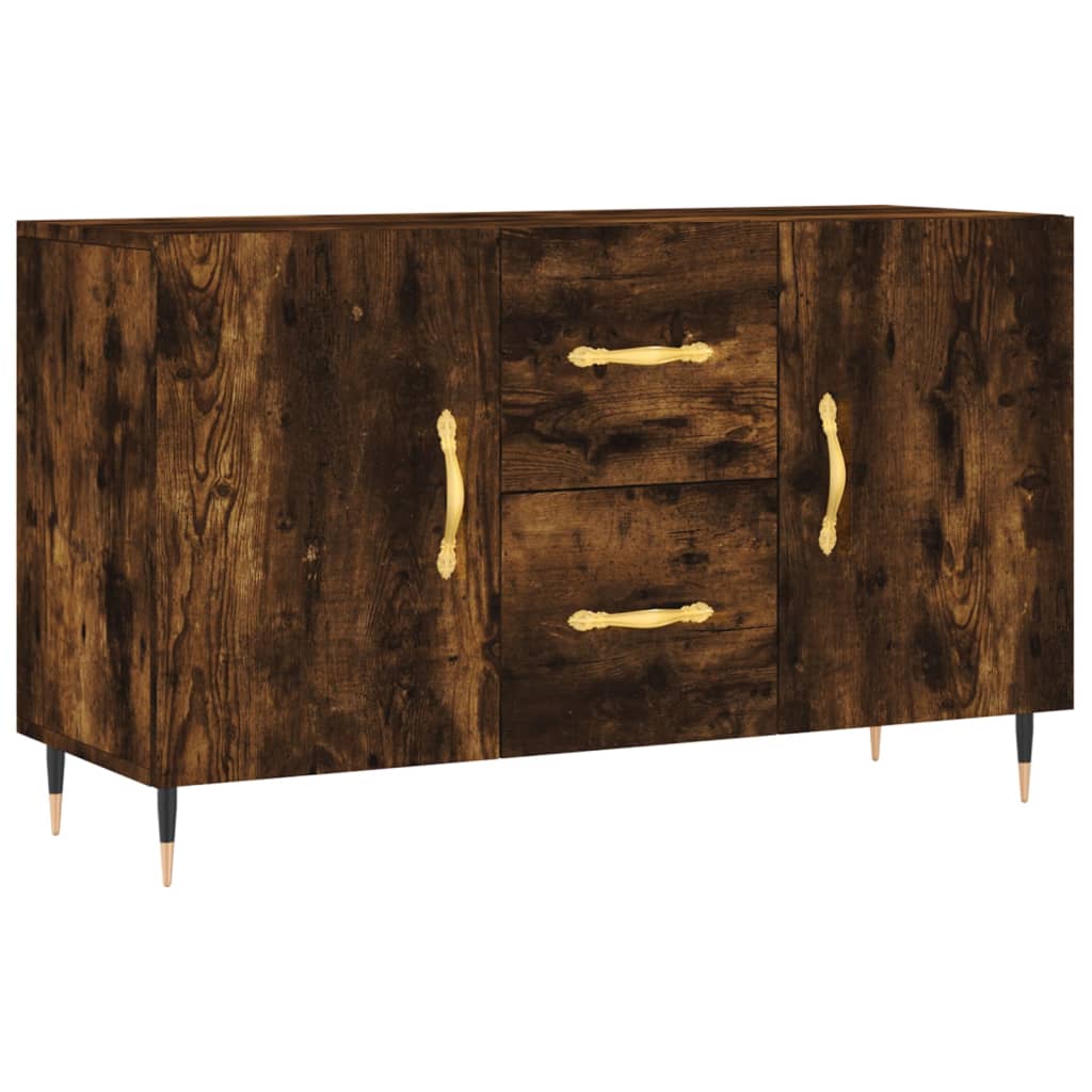 Komoda boja dimljenog hrasta 100 x 36 x 60 cm konstruirano drvo