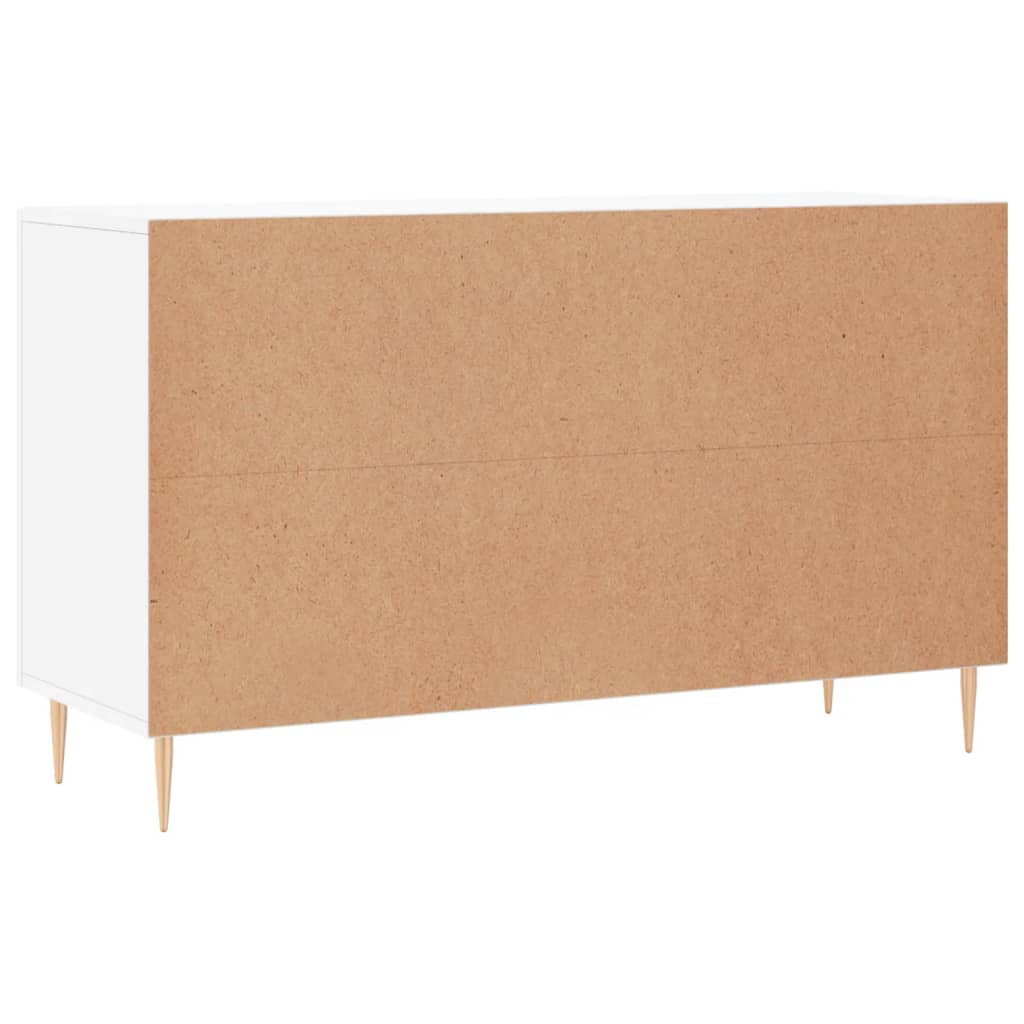 Komoda sjajna bijela 100x36x60 cm od konstruiranog drva