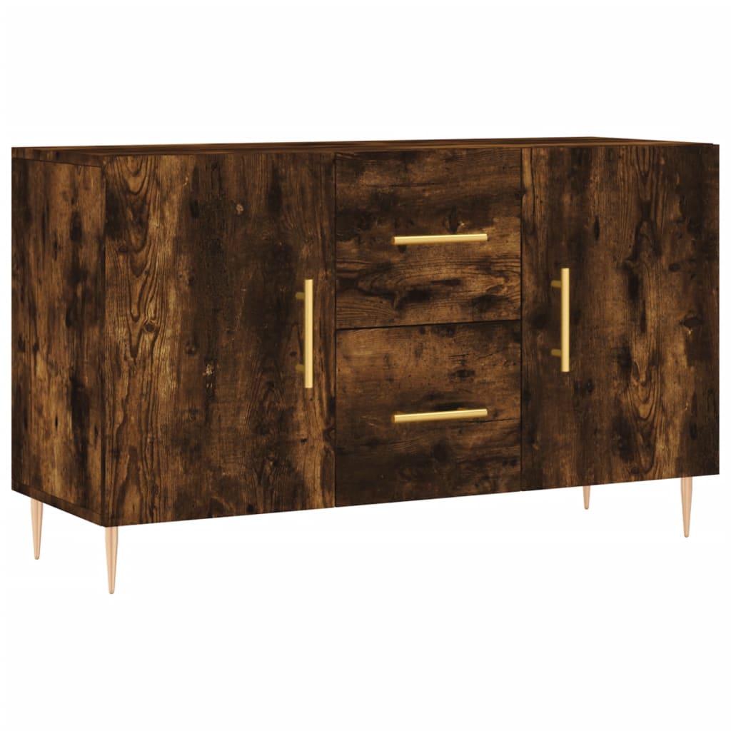 Komoda boja dimljenog hrasta 100 x 36 x 60 cm konstruirano drvo