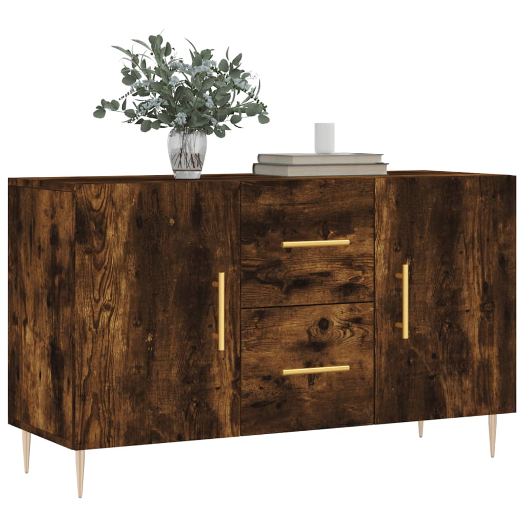 Komoda boja dimljenog hrasta 100 x 36 x 60 cm konstruirano drvo