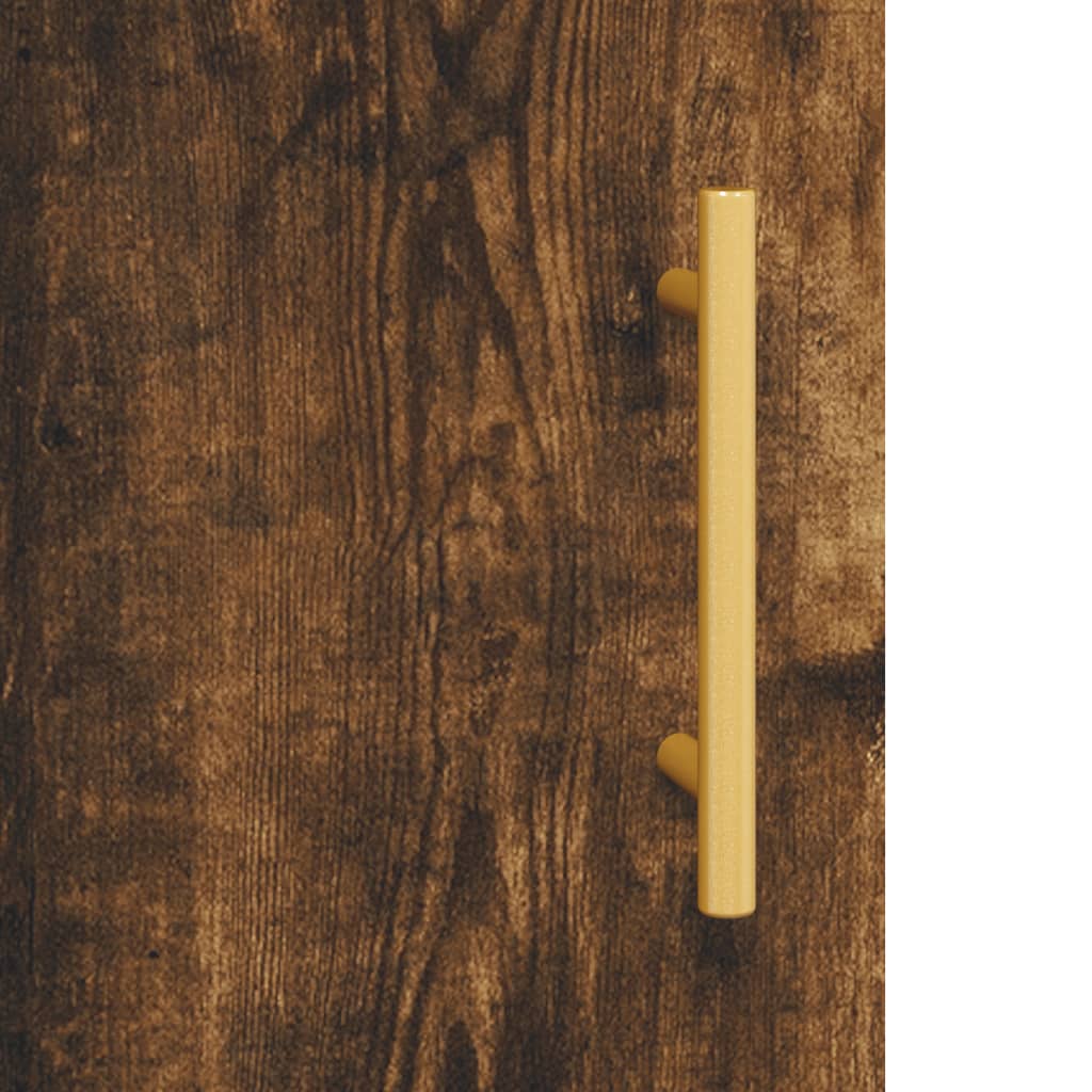 Komoda boja dimljenog hrasta 100 x 36 x 60 cm konstruirano drvo