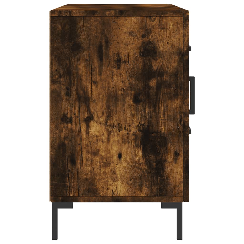Komoda boja dimljenog hrasta 100 x 36 x 60 cm konstruirano drvo