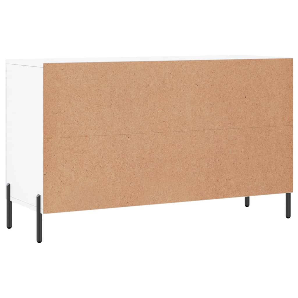 Komoda bijela 100x36x60 cm od konstruiranog drva