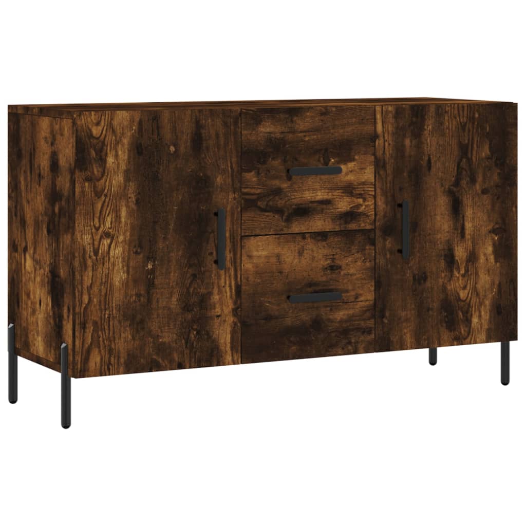 Komoda siva boja betona 100x36x60 cm od konstruiranog drva
